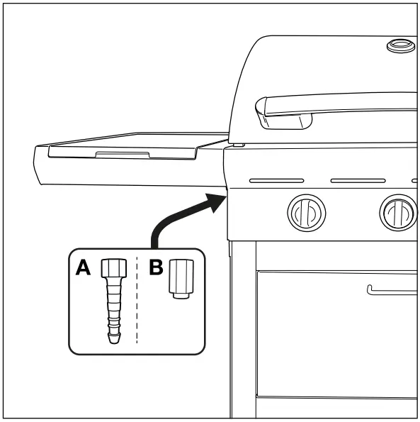 barbecook BC-GAS-2003 Belgium Gas BBQ Spring 3212 with Side Burner - fig 3
