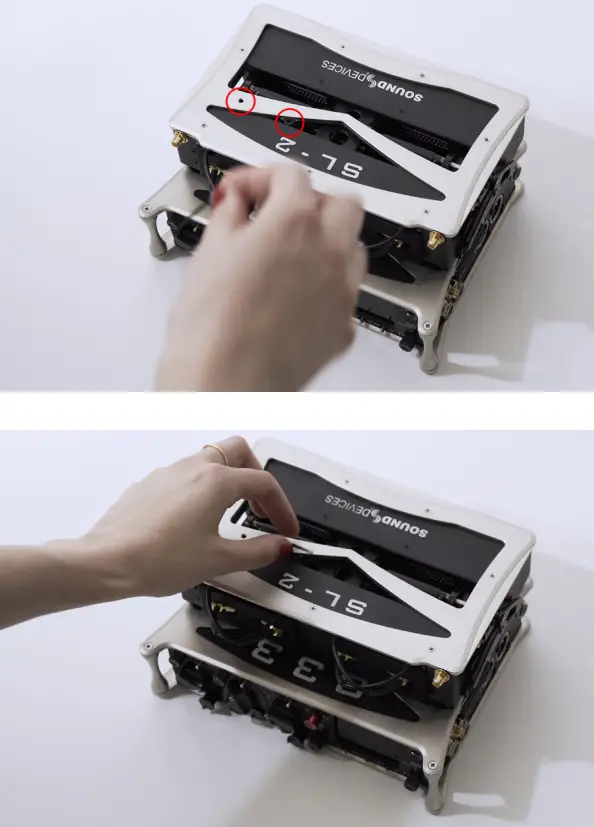 SOUND DEVICES SL 2 Dual SuperSlot Wireless Module - Attaching 6