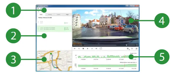 NAVITEL DVR Player - Program interface