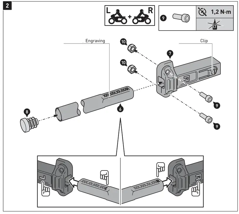 SW MOTECH BC HTA 08 740 11501 B Saddlebag Set I - Fig2