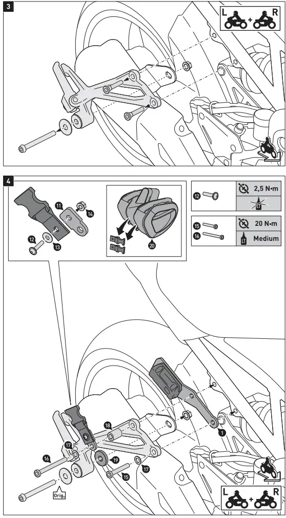 SW MOTECH BC HTA 08 740 11501 B Saddlebag Set I - Fig2