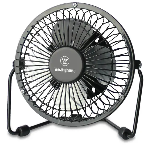 Westinghouse WSFDB100AS 4 Inch Mini USB Desk Fan