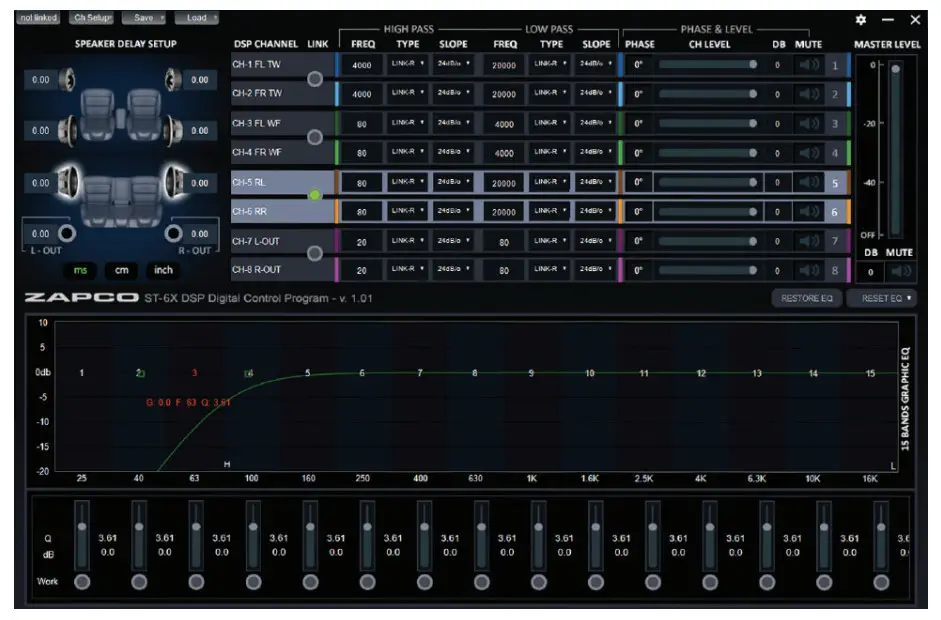 ZAPCO STXDSP2021 Studio Series DSP Amplifiers - fig 7