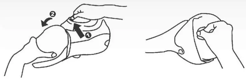 KENT Handy Vacuum Cleaner - Open the dust