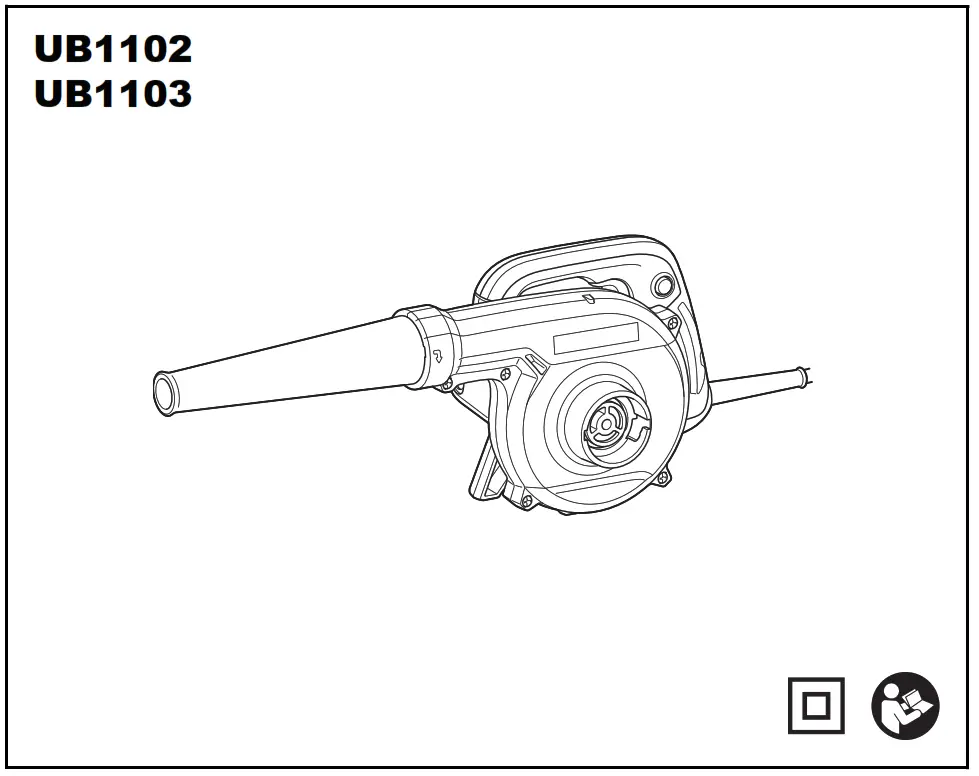 makita UB1102 Dust Air Flow