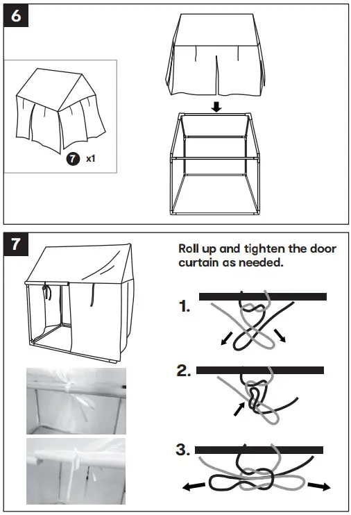 anko P 43170920 Indoor Wooden Play Tent - Figure 4