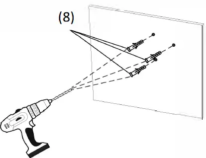 FEIT ELECTRIC S8.5CWPK Outdoor Commercial Wall Light 8