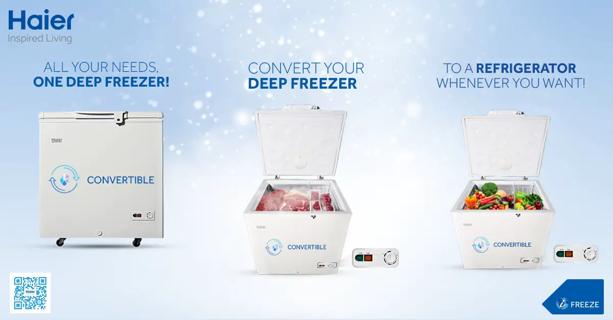 Haier Freezer Instructions