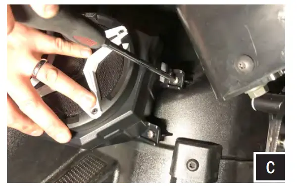 SSV WORKS RZ34 Q3K3 RZR 3 and RZR 4 Kicker 3 Speaker Audio Kit-fig52