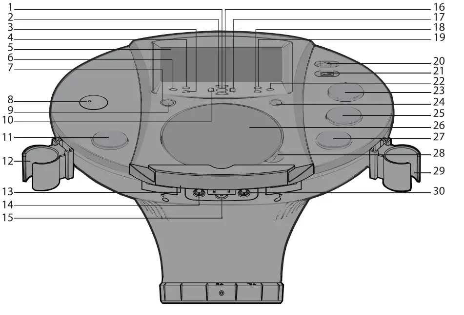 Singing Machine iSM1030BT Bluetooth Karaoke Pedestal-10
