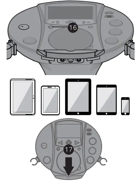 Singing Machine iSM1030BT Bluetooth Karaoke Pedestal-38