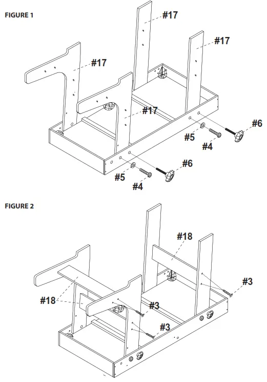 SereneLife SLMTGTFD81B 48 Inch 5 in 1 Foldable Multi-Function Game Table - 3