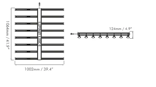 ILUMINAR iLogic8 UV+Far Red 30W 120-277V LED Fixture-2