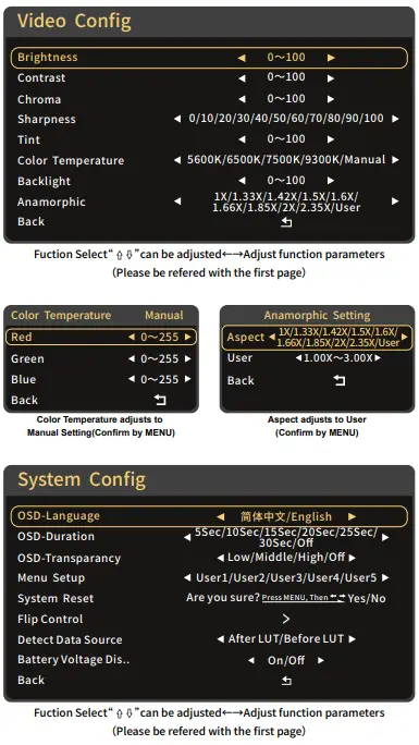 PORTKEYS LEYE SDI 3G-SDI and HDMI 2.4 Inch LCD Electronic Viewfinder-fig4