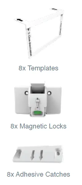 Perma Child-Safety 2794-8x-Magnetic-Locks-with-Key-fig- (2)