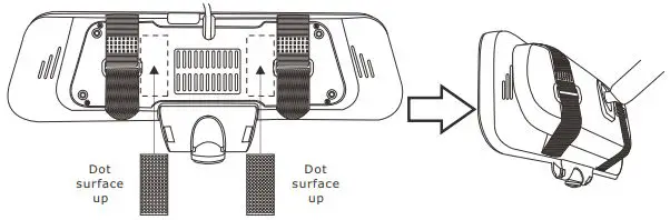 RYDEEN TOMBO 360X Surround View Frameless Rearview Mirror User Guide - Universal Mount Solution 1