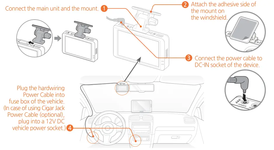 FINE DIGITAL GX5000 Dash Camera - fig 3