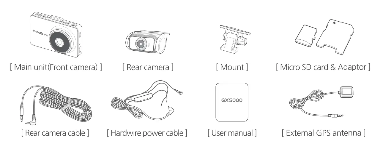 FINE DIGITAL GX5000 Dash Camera - icon
