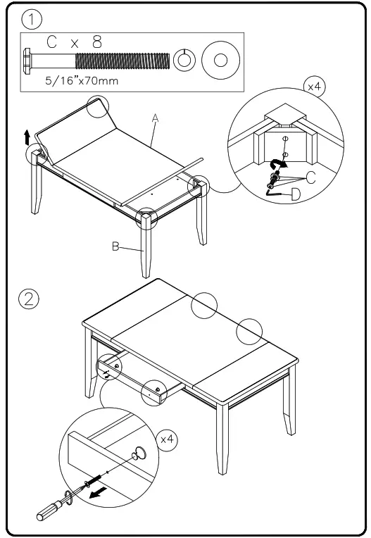 ASHLEY D286 35 Dining Table Set - fig