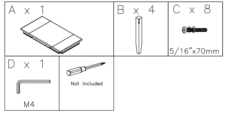 ASHLEY D286 35 Dining Table Set