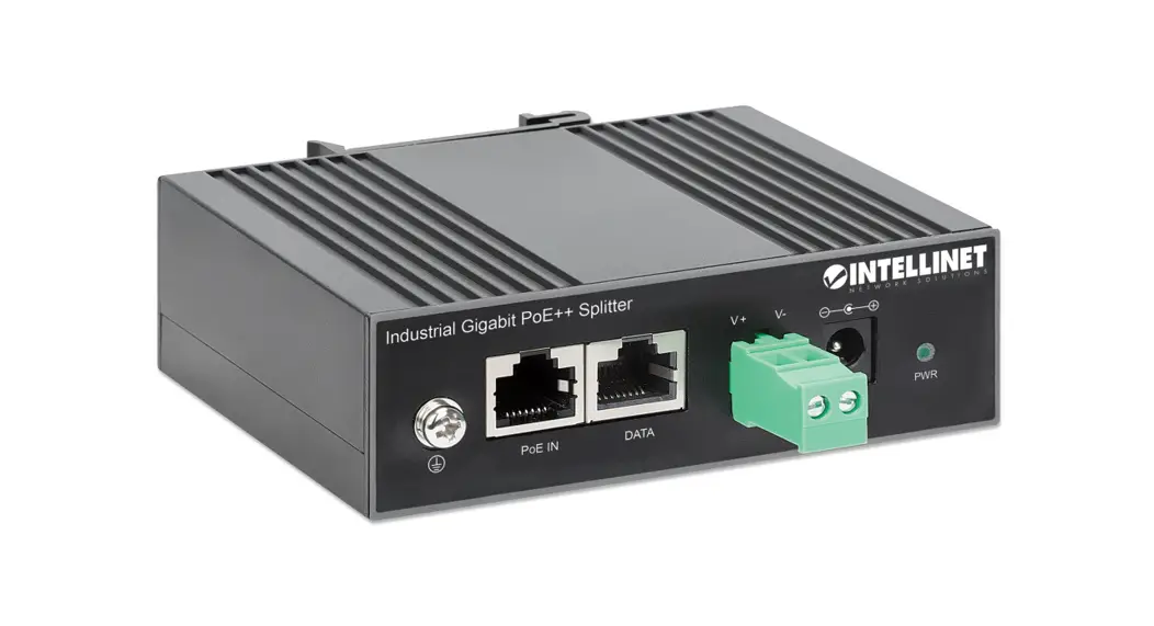 Intellinet 508940 Industrial Gigabit Poe++ Splitter Instructions