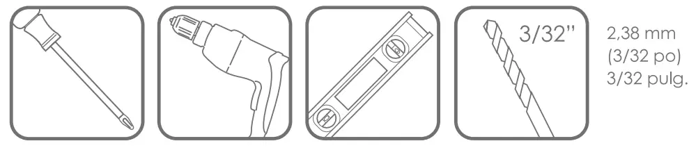 Hymaninc 9602040E Floating Shelf - tools