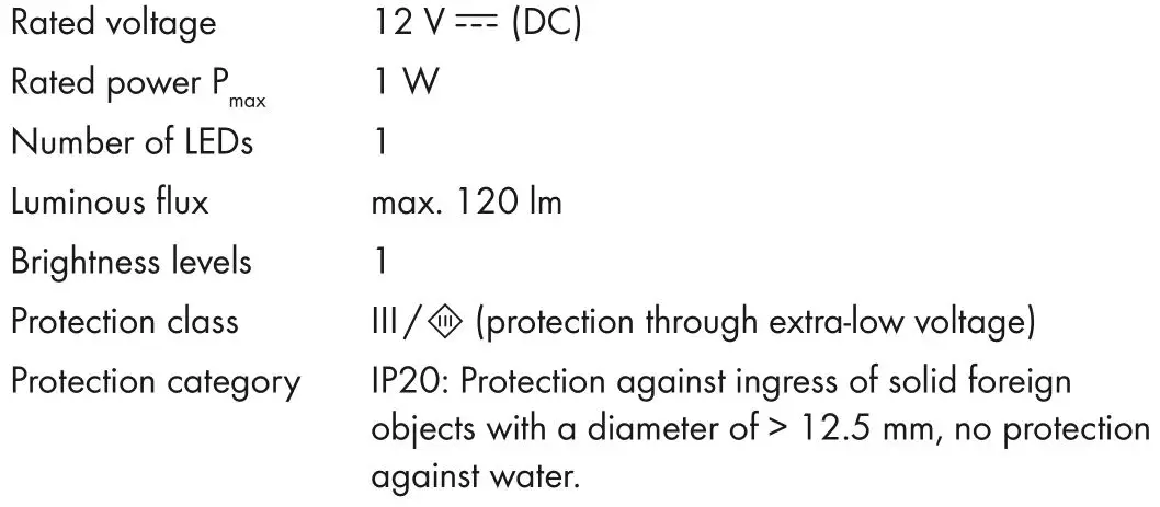 PARKSIDE 405829 Cordless Led Work Light 12V - Cordless LED Work Light 12V PTSA 12 A1