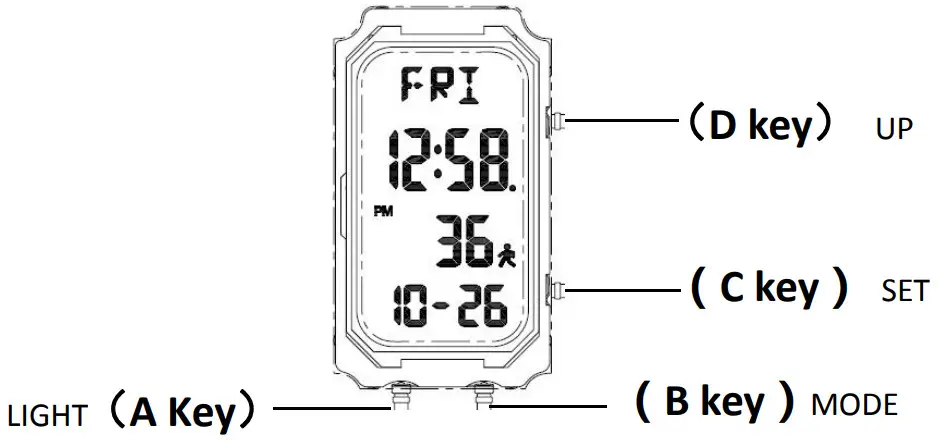 SKMEI 1363 Digital Watch