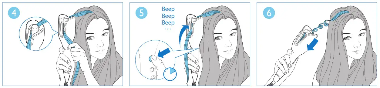 PHILIPS BHB876 StyleCare Prestige Auto Curler - Product Overview 2