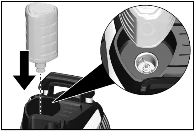 Operation with detergent