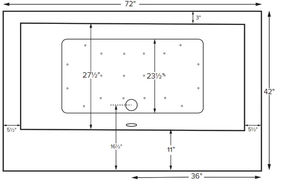 MTI Baths 83A Metro 1 Sculpted Finish - 1