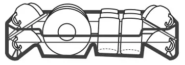 eurotech ED ID9P 2 Integrated Dishwasher - upper basket