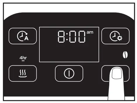 Hamilton Beach 47600 One Press Dispensing Coffee Maker Machine - fig 13