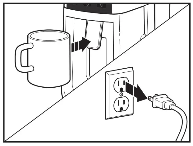 Hamilton Beach 47600 One Press Dispensing Coffee Maker Machine - fig 17