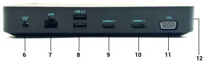 i-tec-CATRIPLEDOCKVGAPD-USB-3-0-or-USB-C-Thunderbolt-3x-Display-Docking-Station-fig 3