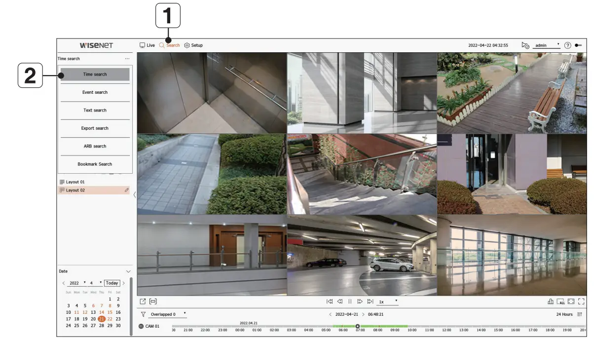 Set up and Run the Layout