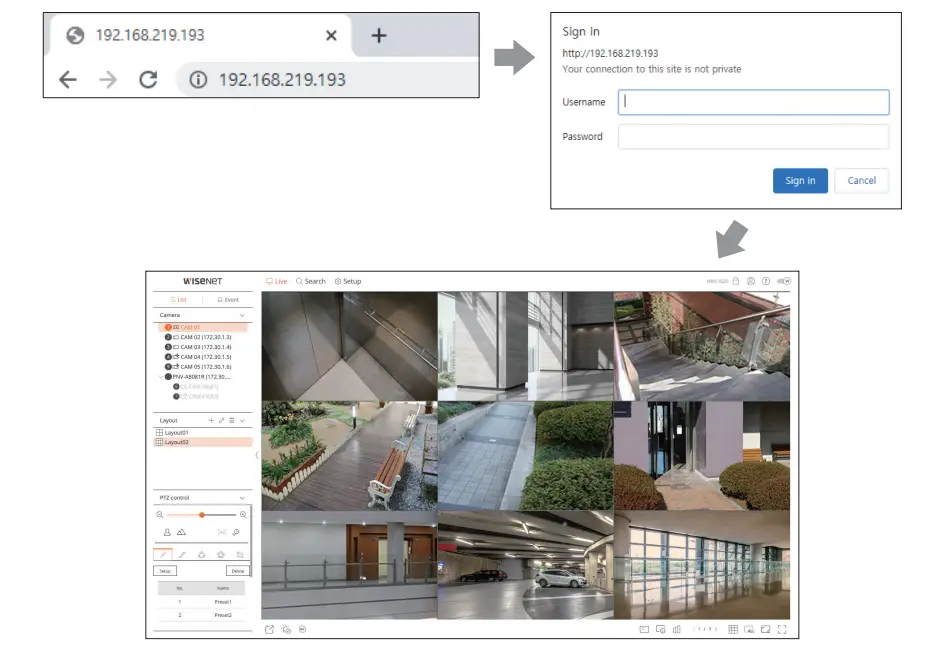 Checking the recorder connection from the PC