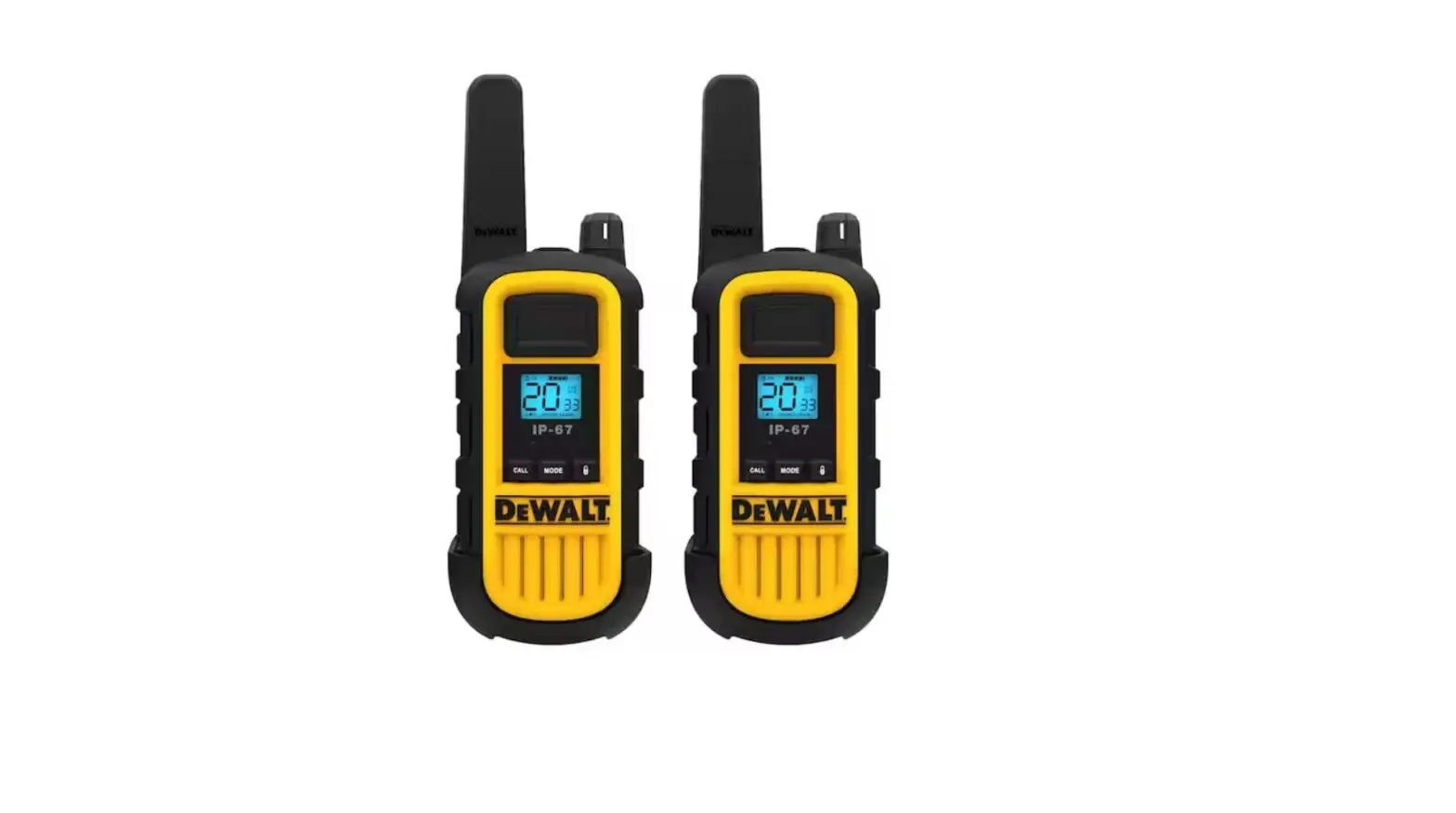 Dewalt Dxfrs800 2 Watt Heavy Duty Walkie Talkies User Manual