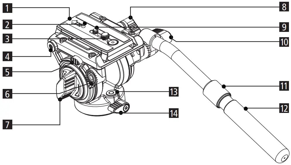 Rollei VH 6 Video Head - Product Overview