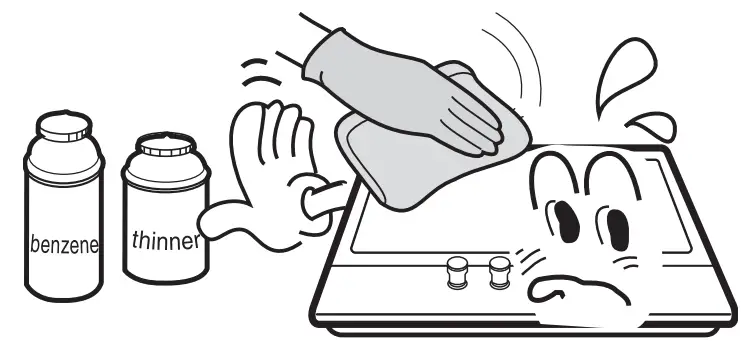 euro appliances ECT900GBK2 90cm Black Glass Gas Cooktop - Cleaning1