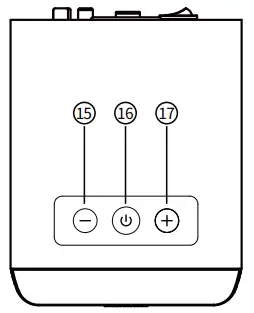 EDIFIER Multimedia Speaker M601DB - Volume down button