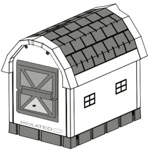 TRACTOR SUPPLY 1571875 DOG PALACE Premium Insulated Dog House