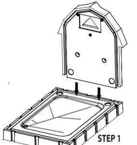 TRACTOR SUPPLY 1571875 DOG PALACE Premium Insulated Dog House - FIG3