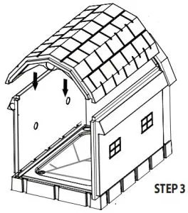 TRACTOR SUPPLY 1571875 DOG PALACE Premium Insulated Dog House - FIG5
