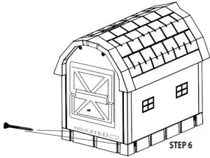 TRACTOR SUPPLY 1571875 DOG PALACE Premium Insulated Dog House - FIG8