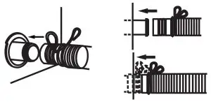 Installation of drain hose