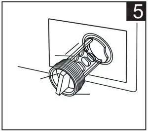 Cleaning drain pump filter