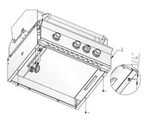 VICTORY BBQ-VCT3BSB-LP Gas Grill 26 Inch with Searing--s your helper