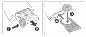 Replace the Remote Control Battery