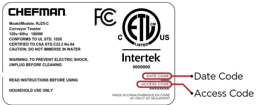 CHEFMAN RJ11 17GM EF Cordless Electric Kettle- Symbol